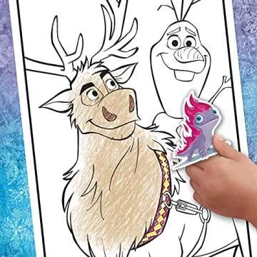 Crayola Frozen 2 Coloring Book with Stickers, Gift for Kids, 96 Pages, Ages 3, 4, 5, 6