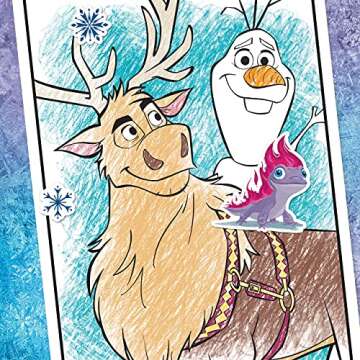 Crayola Frozen 2 Coloring Book with Stickers, Gift for Kids, 96 Pages, Ages 3, 4, 5, 6