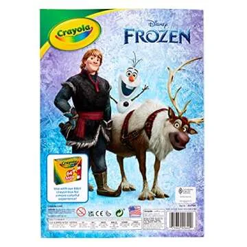 Crayola Frozen 2 Coloring Book with Stickers, Gift for Kids, 96 Pages, Ages 3, 4, 5, 6