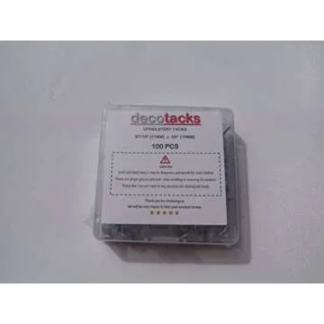 Decotacks ® 100 Pcs/Box Upholstery Nails,Tacks 7/16in Head Dia [Antique Pewter Finish] DX0511APW
