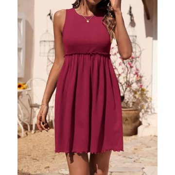 BTFBM Women Sleeveless Summer Dress | Comfortable & Chic
