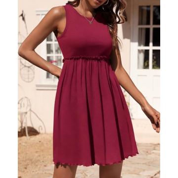 BTFBM Women Sleeveless Summer Dress | Comfortable & Chic
