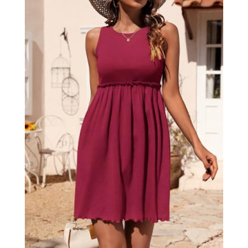 BTFBM Women Sleeveless Summer Dress | Comfortable & Chic