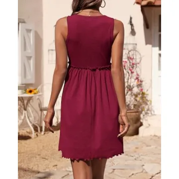 BTFBM Women Sleeveless Summer Dress | Comfortable & Chic