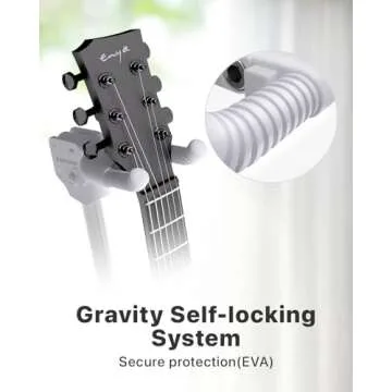 Enya Guitar Stand with Auto-Lock, Military-Grade Steel