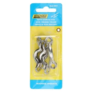 Seachoice Stainless Steel Eye Straps for Versatile Use