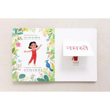 Spark Collection Bilingual Hindi-English Interactive Children's Book | Learn Hindi | Dry-Erase Write...