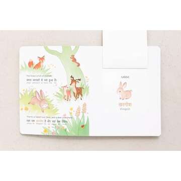 Interactive Bilingual Hindi-English Book for Kids