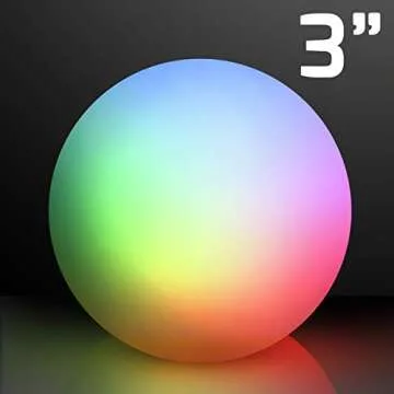 Color Changing Floating Pool Lights Set of 12 LED Balls