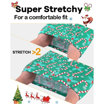 KOBERO Christmas Candy Cane PJs for Toddler Boys