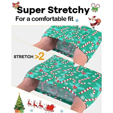 KOBERO Christmas Candy Cane PJs for Toddler Boys