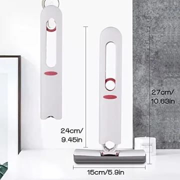 Portable Self-Squeeze Mop for Effortless Cleaning Solutions