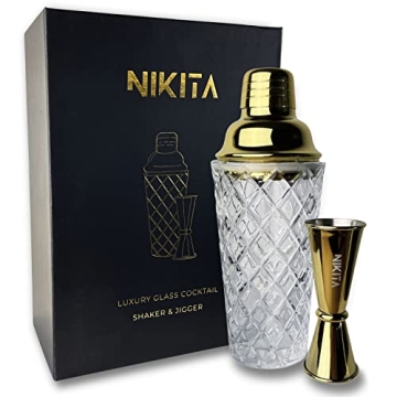 Nikita By Niki Luxury Cocktail Shaker Set in Gift Box