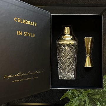 Nikita By Niki Luxury Cocktail Shaker Set in Gift Box
