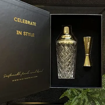 Nikita By Niki Luxury Cocktail Shaker Set in Gift Box