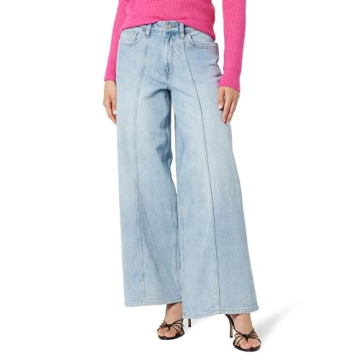 The Drop Women's Frida Relaxed Fit Jeans - Stylish Comfort in Light Indigo