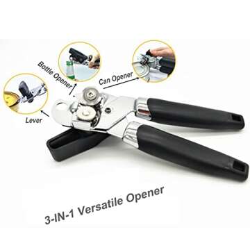 TOPV 2022 Professional Can Bottle Opener - Ergonomic and Durable Design