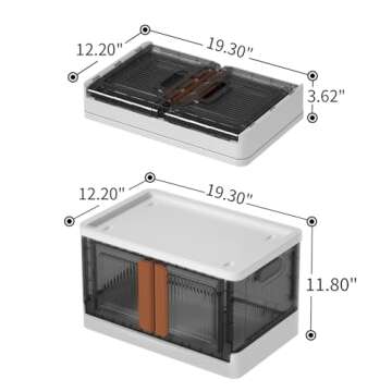 HAIXIN Collapsible Storage Bins for Versatile Organization