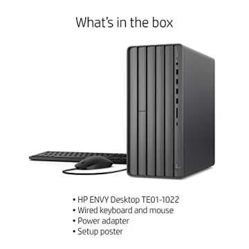 HP ENVY Desktop i7-10700, 16GB RAM, 1TB HDD & 512GB SSD