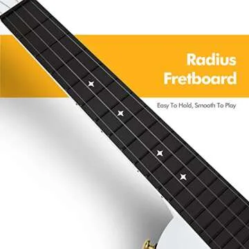 Enya Concert Ukulele Nova U 23’’ Carbon Fiber Travel Ukulele with Beginner Kit includes online lessons, case, strap, capo and strings (White)