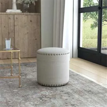 Hillsdale Gray Vanity Stool - Stylish & Versatile Seating