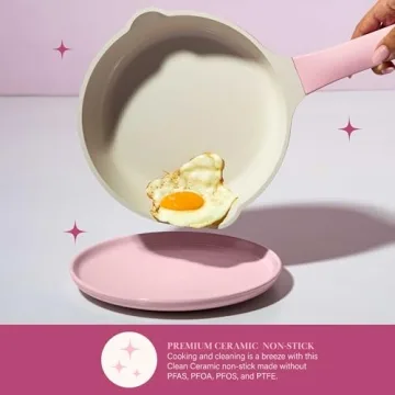 Paris Hilton Nonstick Cookware Set - Stylish & Safe