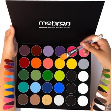 Mehron 30 Color Pro Palette | Vibrant & Refillable Face Paint