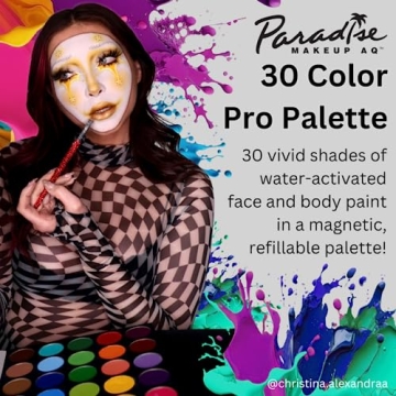 Mehron 30 Color Pro Palette | Vibrant & Refillable Face Paint