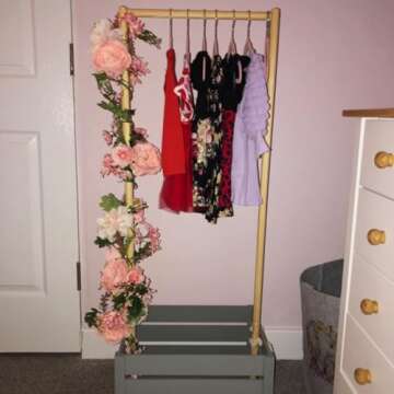 Blush Peony Flowers, OrgMemory Rose Flower Vine, Light Pink Flower Garland, 6' Floral Garland for Wedding Decor Home Table Runner Mantle Decoration (Pink Peony Garland)