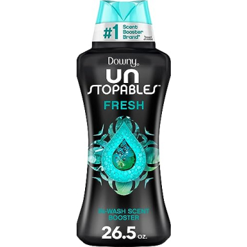 Downy Unstopables Laundry Scent Booster Beads for Washer, Fresh, 26.5 Ounce, Use with Fabric Softene...