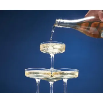 Vintage Art Deco Coupe Glasses for Elegant Cocktails