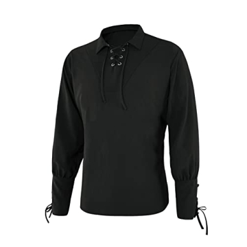 Karlywindow Pirate Shirt for Halloween & Costume Parties