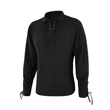 Karlywindow Pirate Shirt for Halloween & Costume Parties