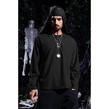 Karlywindow Pirate Shirt for Halloween & Costume Parties