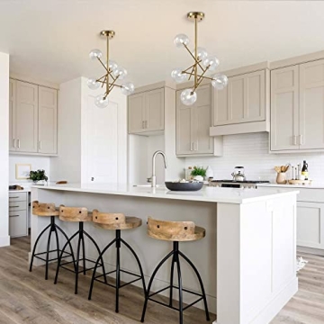 KCO Lighting Modern Sputnik Chandelier Clear Glass Design