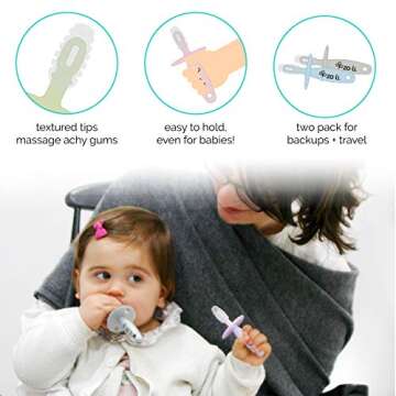 ZoLi Chubby Gummy Teether - Safe & Ergonomic Teething Toy