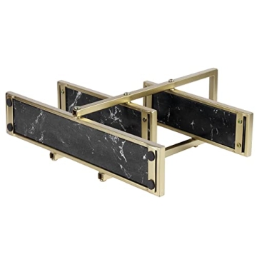 Elegant MyGift 3 Tier Marble Serving Stand