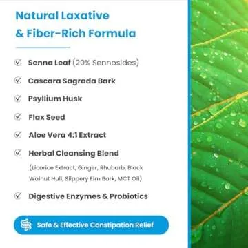 Colon Cleanse & Detox for Weight Loss [14 Day Quick Cleanser] Safe & Effective Formula with Probiotic & Digestive Enzymes for Constipation Relief - Capsules Supplement to Flush Toxins & Boost Energy