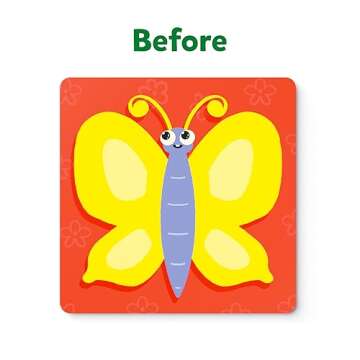 Skillmatics Art Activity - Fun with Foam Animals, No Mess Felt Sticker Art for Kids, DIY Craft Kits, Gifts for Boys & Girls Ages 3, 4, 5, 6, 7, Travel Toys