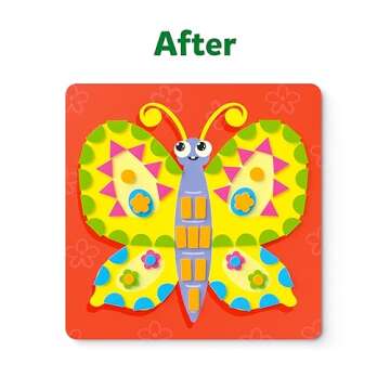 Skillmatics Art Activity - Fun with Foam Animals, No Mess Felt Sticker Art for Kids, DIY Craft Kits, Gifts for Boys & Girls Ages 3, 4, 5, 6, 7, Travel Toys