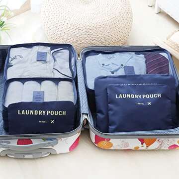 Versatile Laebevon Packing Cubes for Organized Travel