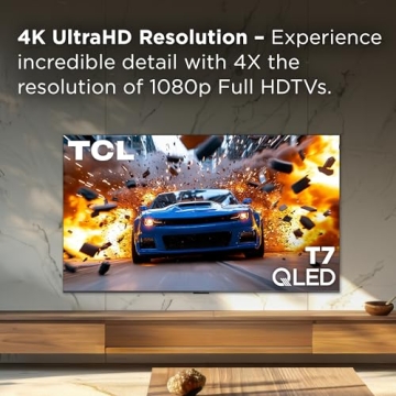 TCL 65" QLED HDR Smart TV with Dolby Atmos Audio