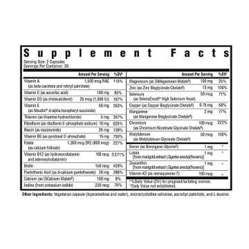 Seeking Health Prenatal Essentials: Methyl-Free Folate + Vitamin B12, 60 Capsules