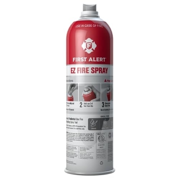 First Alert EZ Fire Spray - Portable 18 Oz Fire Extinguisher