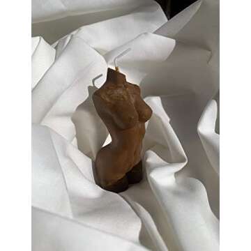 Scented Woman Torso Candle | 100% Natural Soy Wax | Gifts for Women or Men | Hand Poured Aromatherapy Candles for Home || Handmade in the USA