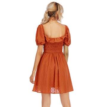 R.Vivimos Women’s Summer Floral Mini Dress for Casual Style