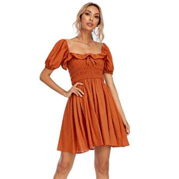 R.Vivimos Women’s Summer Floral Mini Dress for Casual Style