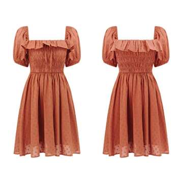 R.Vivimos Women’s Summer Floral Mini Dress for Casual Style