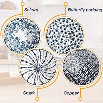 Geiserailie Elite Ceramic Ramen Bowl Set - 40 oz with Utensils