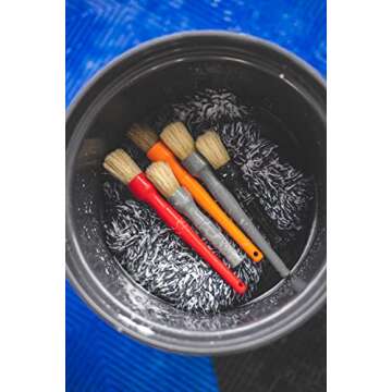 Detail Factory Boar Hair Detailing Brushes for Automotive Care